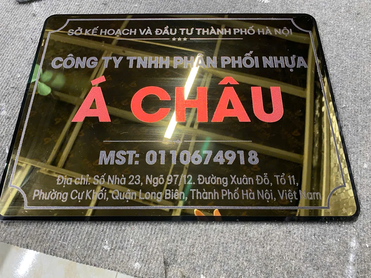 Hình ảnh Biển Inox ăn mòn